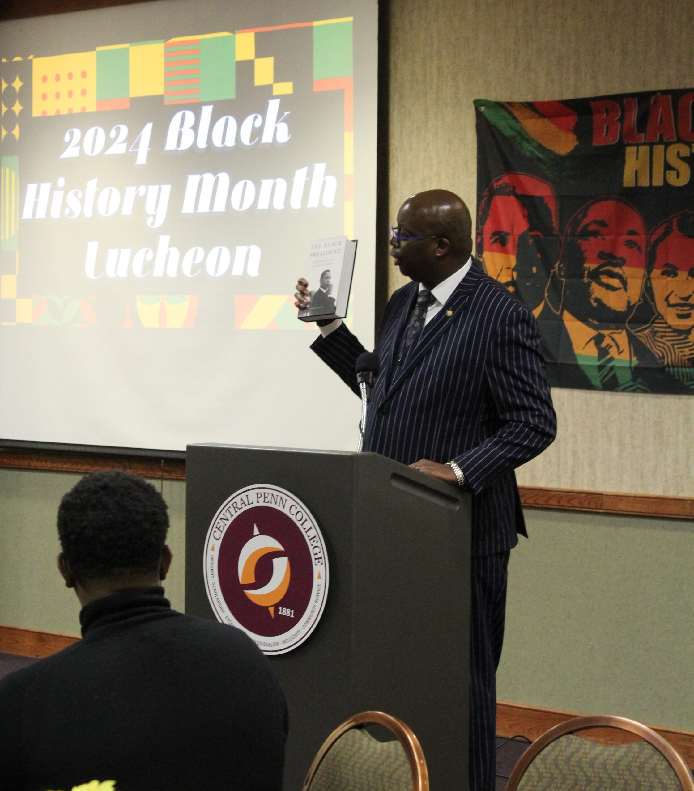 Black History Month speaker Chad Lassiter addresses Central Penn students and employees